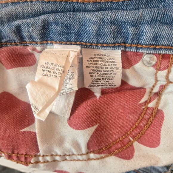 Lucky Brand Siena Cigarette distressed jeans Size 4/27 - Picture 6 of 6